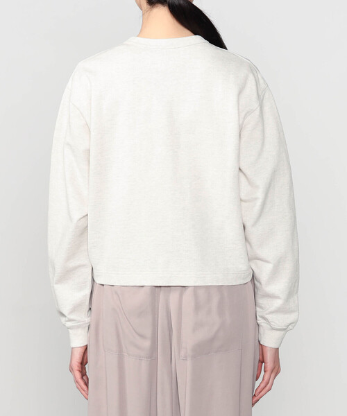 DANTON | コットンテリー クルーネックカーディガン WOMEN
