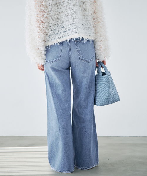 IENA（イエナ）の「upper hights/アッパーハイツ 別注 THE RUTH デニムパンツ L8B312202（デニムパンツ・レディース・チャコールグレー/ブルー・22/26/25/24/23）」の7枚目の写真