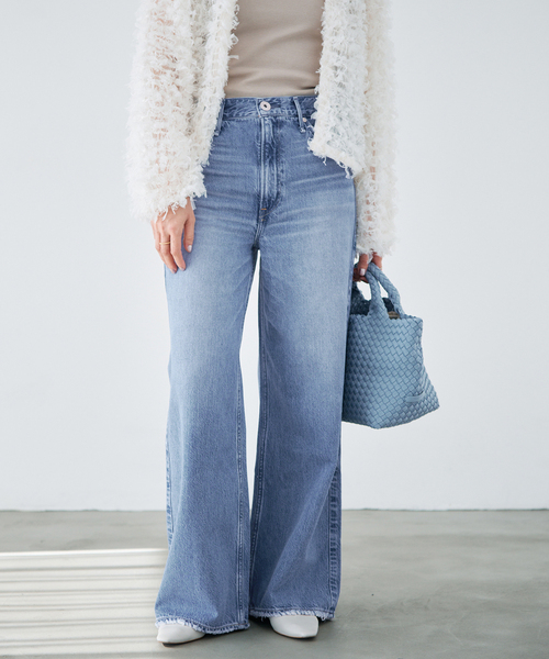 IENA（イエナ）の「upper hights/アッパーハイツ 別注 THE RUTH デニムパンツ L8B312202（デニムパンツ・レディース・チャコールグレー/ブルー・22/26/25/24/23）」の9枚目の写真