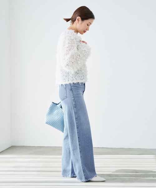 IENA（イエナ）の「upper hights/アッパーハイツ 別注 THE RUTH デニムパンツ L8B312202（デニムパンツ・レディース・チャコールグレー/ブルー・22/26/25/24/23）」の11枚目の写真