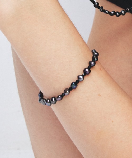 les bonbon】ombre pearl bracelet/オンブレ パール ブレスレット