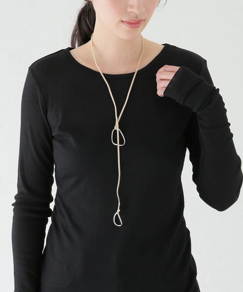 Sympathy of Soul(シンパシーオブソウル)の「Sympathy of Soul/シンパシーオブソウル Vary Leather Necklace(ネックレス・レディース・シルバー・FREE)」の9枚目の写真