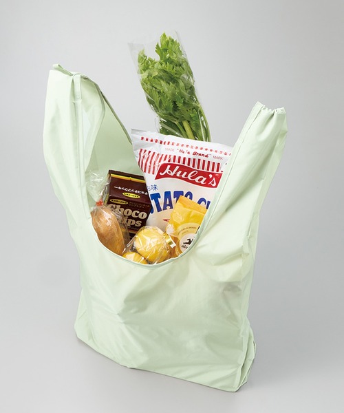 SETUP7（セットアップセブン）の「【SETUP7】ファインライトポリマルシェバッグ（LL）TR-1439 TRW（エコバッグ/サブバッグ・レディース・オリーブ/ブラック・FREE）」の3枚目の写真