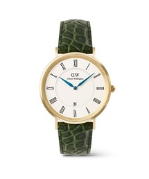 Classic Roman Numerals Date 40MM 本革 メンズ腕時計