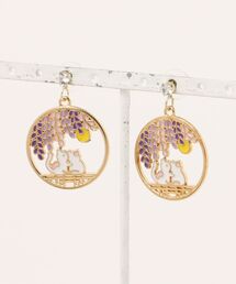 【OKUOKU　0909】ねこデザイン　ピアス oku-pierce-13-4【RBTS】