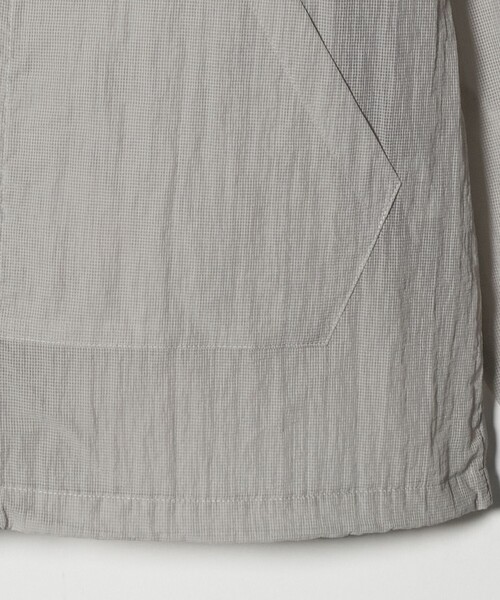 green label relaxing(グリーンレーベルリラクシング)の「シアー リップ ジップ パーカー(ブルゾン・メンズ・ライトグレー/ブラック・L/M/XL)」の21枚目の写真
