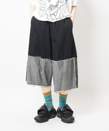 gomme（ゴム）の「切替デニムパンツ（デニムパンツ）」