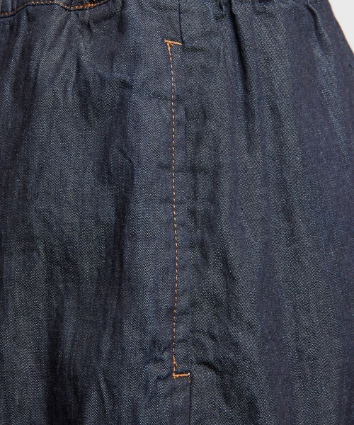 gomme(ゴム)の「切替デニムパンツ(デニムパンツ・レディース・ブラック/インディゴブルー・MEDIUM)」の19枚目の写真