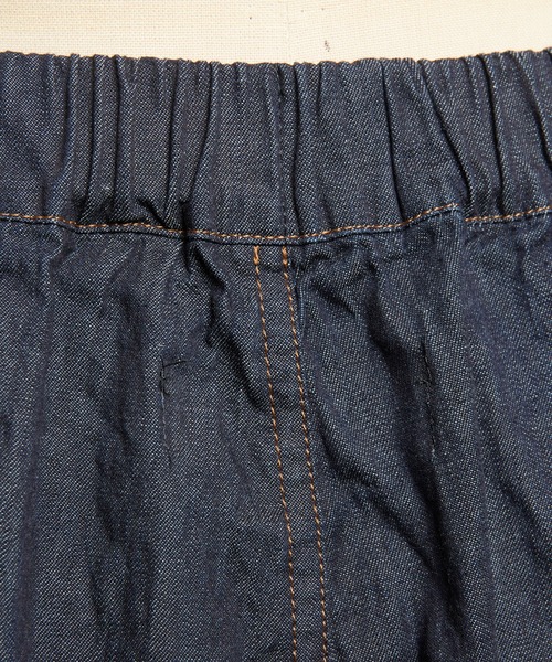 gomme(ゴム)の「切替デニムパンツ(デニムパンツ・レディース・ブラック/インディゴブルー・MEDIUM)」の20枚目の写真