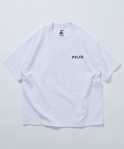 FREAK'S STORE(フリークスストア)の「限定展開 POLeR×FREAK'S STORE/ポーラー 別注 ビッグシルエット ウルフフェイス バックプリント Tシャツ(Tシャツ/カットソー・メンズ・ブラック/ホワイト/アッシュグレー/スミクロ・MEDIUM/SMALL/LARGE)」の11枚目の写真