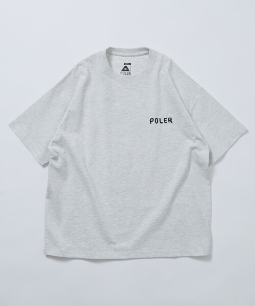 FREAK'S STORE(フリークスストア)の「限定展開 POLeR×FREAK'S STORE/ポーラー 別注 ビッグシルエット ウルフフェイス バックプリント Tシャツ(Tシャツ/カットソー・メンズ・ブラック/ホワイト/アッシュグレー/スミクロ・MEDIUM/SMALL/LARGE)」の18枚目の写真