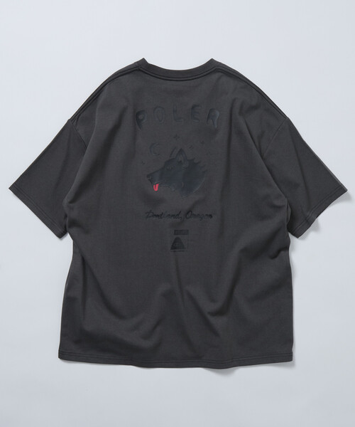 FREAK'S STORE(フリークスストア)の「限定展開 POLeR×FREAK'S STORE/ポーラー 別注 ビッグシルエット ウルフフェイス バックプリント Tシャツ(Tシャツ/カットソー・メンズ・ブラック/ホワイト/アッシュグレー/スミクロ・MEDIUM/SMALL/LARGE)」の20枚目の写真