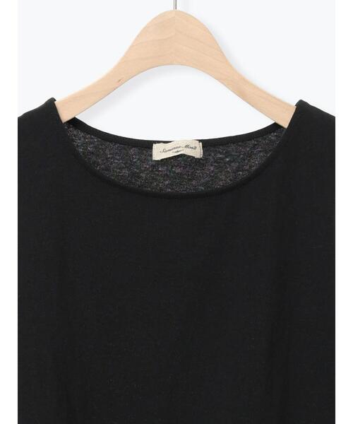 Samansa Mos2（サマンサ モスモス）の「裾スカラップレースノースリーブインナー（Tシャツ/カットソー・レディース・ブラック/オフホワイト・F）」の7枚目の写真