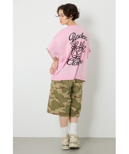 RODEO CROWNS WIDE BOWL（ロデオクラウンズワイドボウル）の「フラワーロゴニットトップス（ニット/セーター・レディース・オフホワイト/ライトイエロー/ブラック/ライトピンク・FREE）」の15枚目の写真