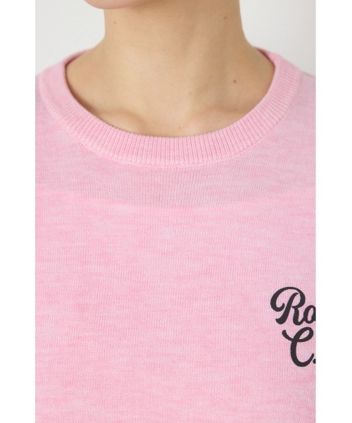 RODEO CROWNS WIDE BOWL（ロデオクラウンズワイドボウル）の「フラワーロゴニットトップス（ニット/セーター・レディース・オフホワイト/ライトイエロー/ブラック/ライトピンク・FREE）」の19枚目の写真