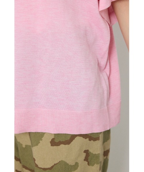 RODEO CROWNS WIDE BOWL（ロデオクラウンズワイドボウル）の「フラワーロゴニットトップス（ニット/セーター・レディース・オフホワイト/ライトイエロー/ブラック/ライトピンク・FREE）」の22枚目の写真