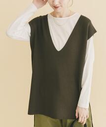 ITEMS URBANRESEARCH | ロングTシャツ×ニットベストセット(ニット/セーター)