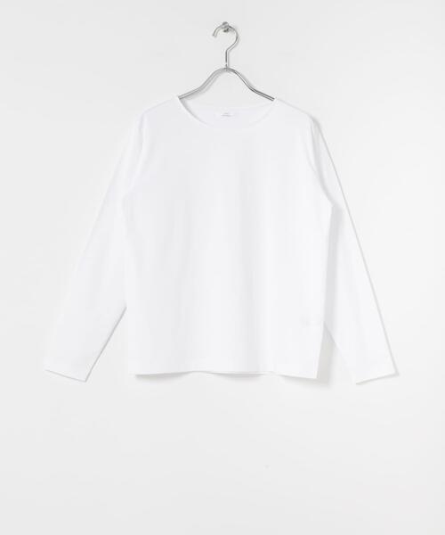 ITEMS URBANRESEARCH(アイテムズ アーバンリサーチ)の「ロングTシャツ×ニットベストセット(ニット/セーター・レディース・カーキ/チャコールグレー/ホワイト・FREE)」の16枚目の写真