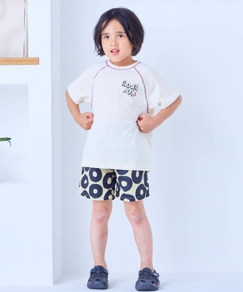 Life Support Products(ライフサポートプロダクツ)の「【プチプラ】ステッチバイカラー半袖Tシャツ(Tシャツ/カットソー・キッズ・ピンク/ホワイト系その他/チャコール/グレー系その他/オフホワイト/パープル/ライトグリーン/オレンジ・95/150/110/80/90/140/100/130/120)」の9枚目の写真