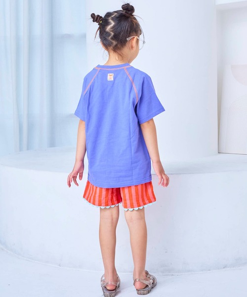 Life Support Products(ライフサポートプロダクツ)の「【プチプラ】ステッチバイカラー半袖Tシャツ(Tシャツ/カットソー・キッズ・ピンク/ホワイト系その他/チャコール/グレー系その他/オフホワイト/パープル/ライトグリーン/オレンジ・95/150/110/80/90/140/100/130/120)」の18枚目の写真