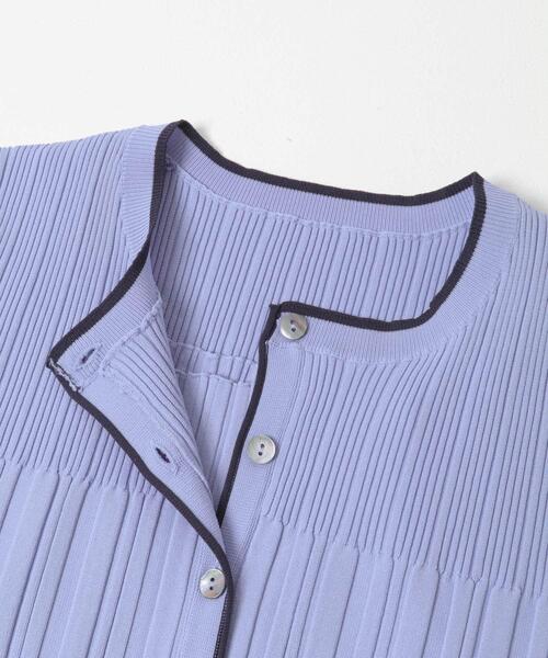 URBAN RESEARCH ROSSO WOMEN(アーバンリサーチ ロッソ)の「ELENDEEK BI COLOR ENSEMBLE KNIT(ニット/セーター・レディース・ラベンダー/アイボリー/ブラック・FREE)」の14枚目の写真