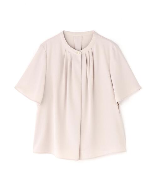 NATURAL BEAUTY BASIC(ナチュラルビューティーベーシック)の「◇フロントタックフレアスリーブブラウス(シャツ/ブラウス・レディース・ベージュ/ダークブルー/オフホワイト/ブルー・SMALL/MEDIUM)」の14枚目の写真