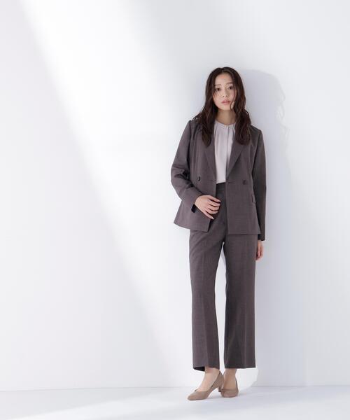 NATURAL BEAUTY BASIC(ナチュラルビューティーベーシック)の「◇フロントタックフレアスリーブブラウス(シャツ/ブラウス・レディース・ベージュ/ダークブルー/オフホワイト/ブルー・SMALL/MEDIUM)」の15枚目の写真
