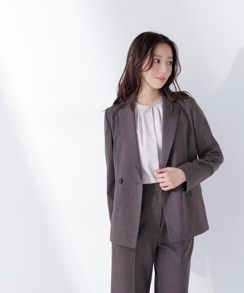 NATURAL BEAUTY BASIC(ナチュラルビューティーベーシック)の「◇フロントタックフレアスリーブブラウス(シャツ/ブラウス・レディース・ベージュ/ダークブルー/オフホワイト/ブルー・SMALL/MEDIUM)」の22枚目の写真