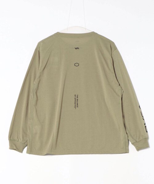 RVCA(ルーカ)の「RVCA メンズ ID LS ロンT 【2026年春夏モデル】(Tシャツ/カットソー・メンズ・ブラック/ホワイト/グリーン系その他・X-LARGE/SMALL/MEDIUM/LARGE)」の4枚目の写真