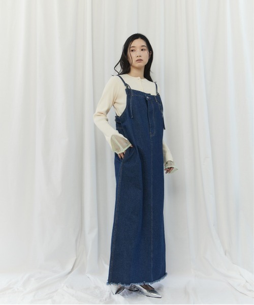 CIEL'AIR(シエルエアー)の「BICOLOR SLEEVE TOP(バイカラースリーブトップ)(ニット/セーター・レディース・チャコールグレー/アイボリー・FREE)」の11枚目の写真