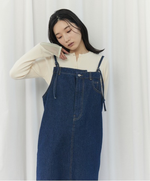 CIEL'AIR(シエルエアー)の「BICOLOR SLEEVE TOP(バイカラースリーブトップ)(ニット/セーター・レディース・チャコールグレー/アイボリー・FREE)」の14枚目の写真
