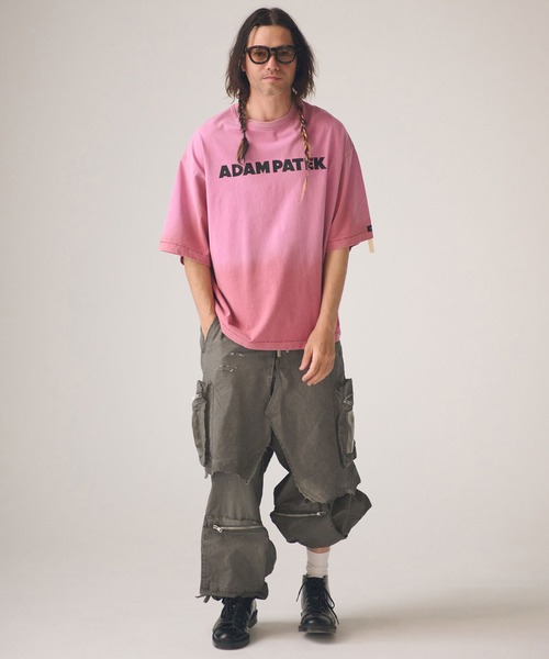 ADAM PATEK(アダムパテック)の「mp14755-grunge layered Cargo Pants レイヤードカーゴパンツ(AP2618046)(カーゴパンツ・メンズ・カーキ・FREE)」の8枚目の写真