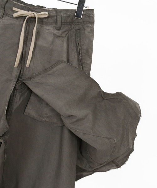 ADAM PATEK(アダムパテック)の「mp14755-grunge layered Cargo Pants レイヤードカーゴパンツ(AP2618046)(カーゴパンツ・メンズ・カーキ・FREE)」の14枚目の写真