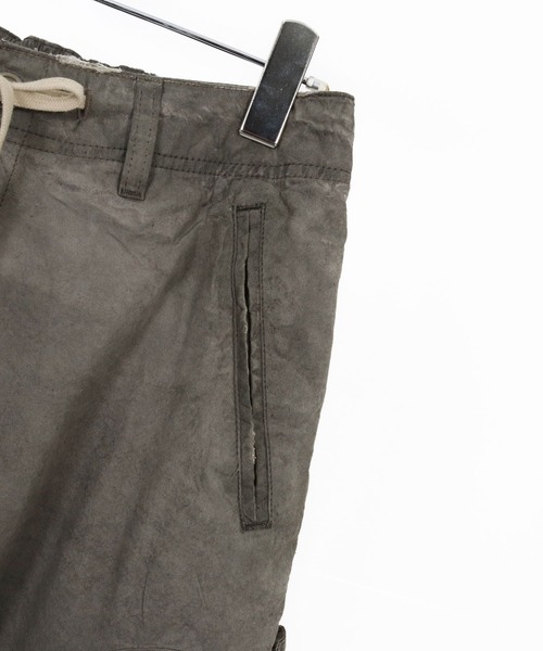 ADAM PATEK(アダムパテック)の「mp14755-grunge layered Cargo Pants レイヤードカーゴパンツ(AP2618046)(カーゴパンツ・メンズ・カーキ・FREE)」の15枚目の写真