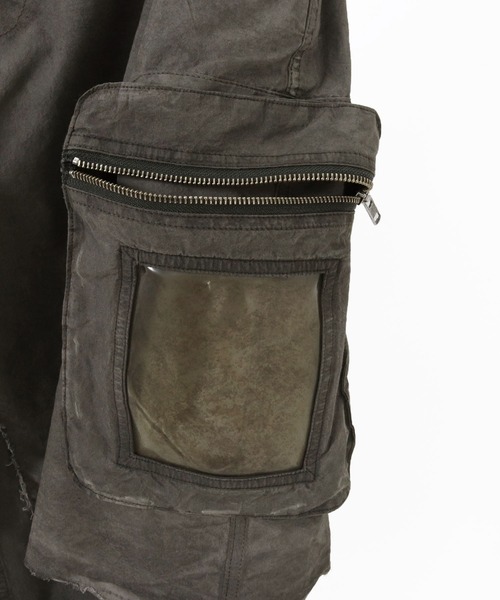 ADAM PATEK(アダムパテック)の「mp14755-grunge layered Cargo Pants レイヤードカーゴパンツ(AP2618046)(カーゴパンツ・メンズ・カーキ・FREE)」の16枚目の写真