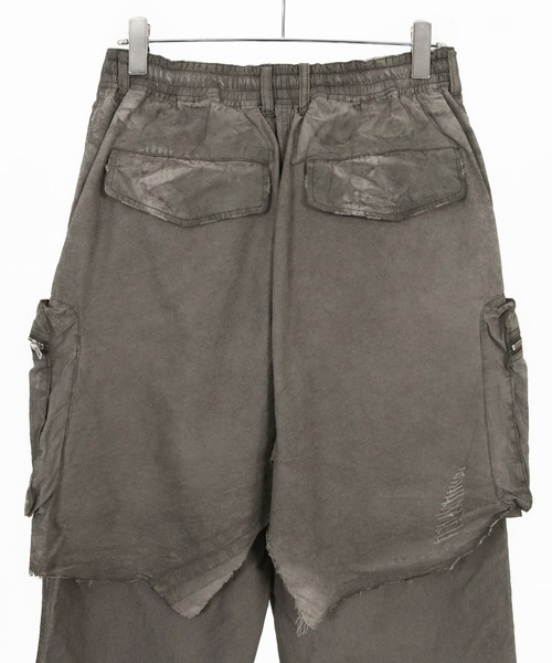 ADAM PATEK(アダムパテック)の「mp14755-grunge layered Cargo Pants レイヤードカーゴパンツ(AP2618046)(カーゴパンツ・メンズ・カーキ・FREE)」の22枚目の写真