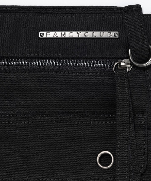FANCY CLUB(ファンシークラブ)の「A'GEM/9 × .kom 『FANCY CLUB/ファンシークラブ』 CARGO BELTED BAG/カーゴベルトバッグ(ボディバッグ/ウエストポーチ・レディース・ブラック/カモフラージュ・FREE)」の18枚目の写真