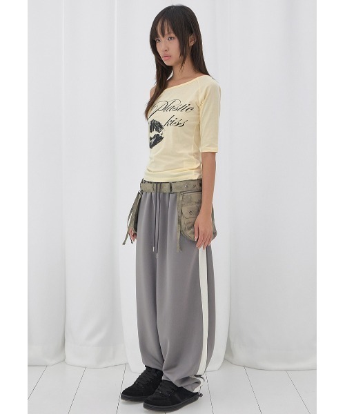 FANCY CLUB(ファンシークラブ)の「A'GEM/9 × .kom 『FANCY CLUB/ファンシークラブ』 CARGO BELTED BAG/カーゴベルトバッグ(ボディバッグ/ウエストポーチ・レディース・ブラック/カモフラージュ・FREE)」の13枚目の写真