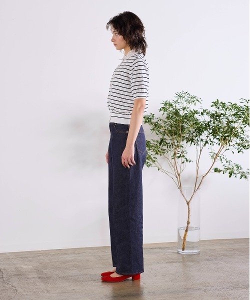 Marilyn Moon(マリリンムーン)の「cotton nylon lace color knit cardigan(カーディガン/ボレロ・レディース・グレー/ホワイト×ブラック/クリーム/ブラック・FREE)」の21枚目の写真