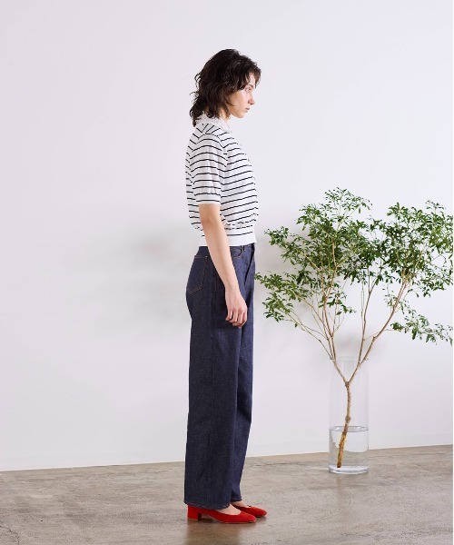 Marilyn Moon(マリリンムーン)の「cotton nylon lace color knit cardigan(カーディガン/ボレロ・レディース・グレー/ホワイト×ブラック/クリーム/ブラック・FREE)」の20枚目の写真
