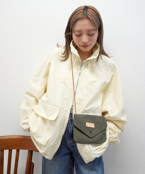 gossara(ゴサラ)の「【キャンプやアウトドアにも】ロープストラップミニポーチ(ショルダーバッグ・レディース・ブラック/カーキ/ネイビー・FREE)」の13枚目の写真