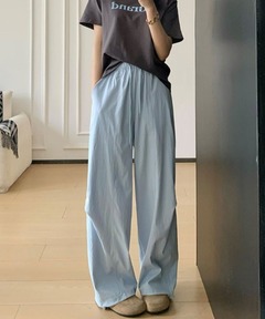 6(ROKU)＞コットンレーヨン タックパンツ 26SS（スラックス）｜6（ロク