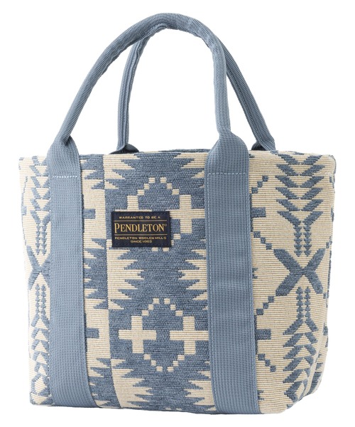 PENDLETON（ペンドルトン）の「PENDLETON/ペンドルトン ゴブラン ジャガード ミニトート（トートバッグ・レディース・ブラック/ブルー・FREE）」の6枚目の写真