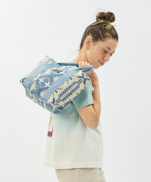 PENDLETON（ペンドルトン）の「PENDLETON/ペンドルトン ゴブラン ジャガード ミニトート（トートバッグ・レディース・ブラック/ブルー・FREE）」の10枚目の写真