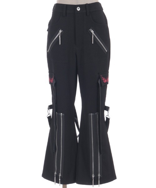 REZEN（リゼン）の「彼岸花×鬼火ボンテージパンツ（その他パンツ・メンズ・ローズ/ブルーパープル/ライトグレー・SMALL/MEDIUM/LARGE）」の21枚目の写真