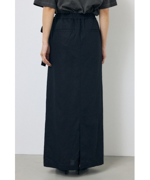 AZUL by moussy（アズールバイマウジー）の「ソフトリネンラップスカート（スカート・レディース・ブラック/ライトベージュ/カーキ・SMALL/MEDIUM）」の13枚目の写真