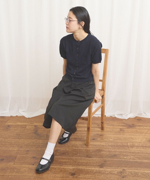 fig Ｌondon（フィグロンドン）の「standard haif pants（その他パンツ・レディース・チャコールグレー/グレー・FREE）」の18枚目の写真