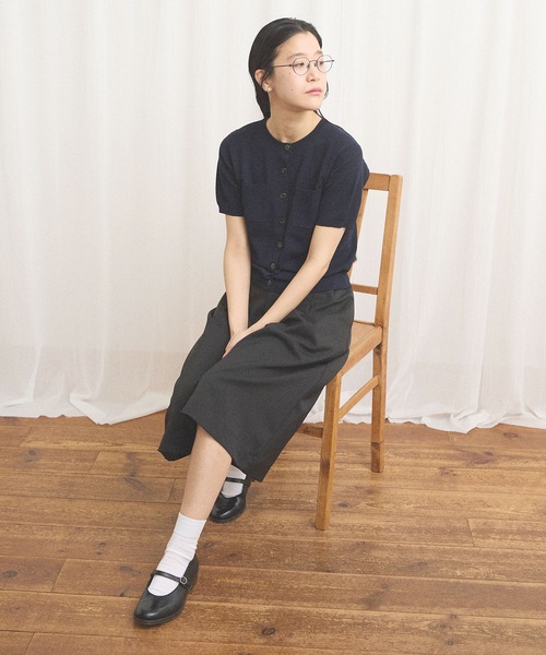 fig Ｌondon（フィグロンドン）の「standard haif pants（その他パンツ・レディース・チャコールグレー/グレー・FREE）」の17枚目の写真