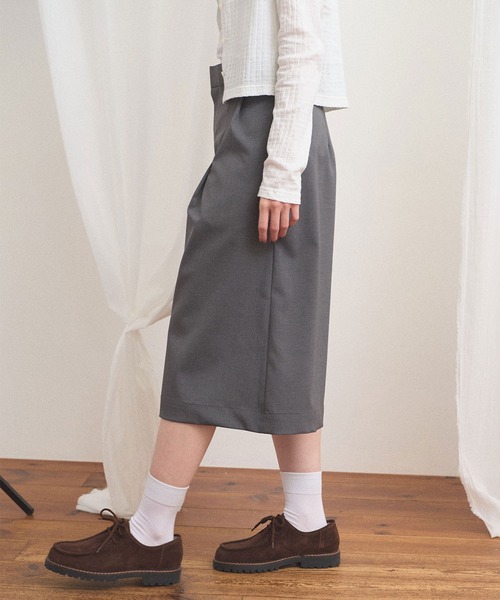 fig Ｌondon（フィグロンドン）の「standard haif pants（その他パンツ・レディース・チャコールグレー/グレー・FREE）」の22枚目の写真