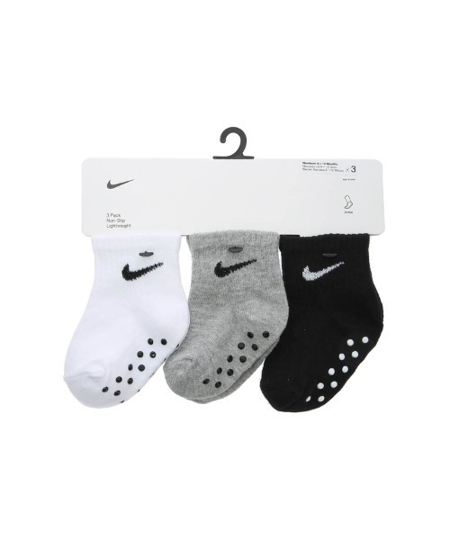 NIKE(ナイキ)の「NIKE グリッパーソックス(ソックス/靴下・キッズ・グレー・7-9cm/9-15cm)」の7枚目の写真